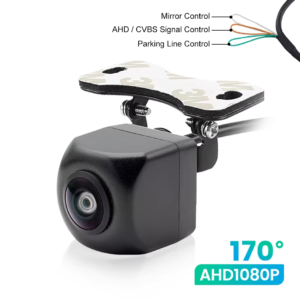 AHD Car Rear View Camera Side/Front/Backup 170° Black Fisheye Lens Full HD Night Vision Waterproof Reversing Universal